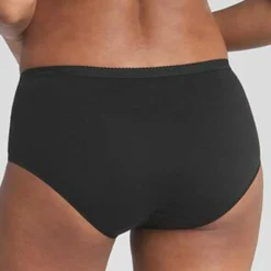 Playtex Lingerie, Nuit|2 Culottes en Coton Bio noires