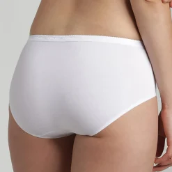 Playtex Lingerie, Nuit|3 Culottes midi Cotton Bio blanc/beige/noir