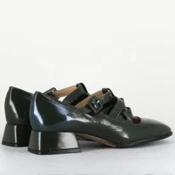 Garrice Lab Derbies|Babies en Cuir 5516 lux vertes