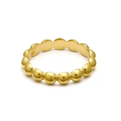 By Rafaella Bagues|Bague Alberta en Argent doré