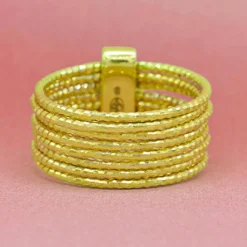 By Rafaella Bagues|Bague Alcor en Argent doré