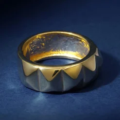 By Rafaella Bagues|Bague Catelina en Argent doré