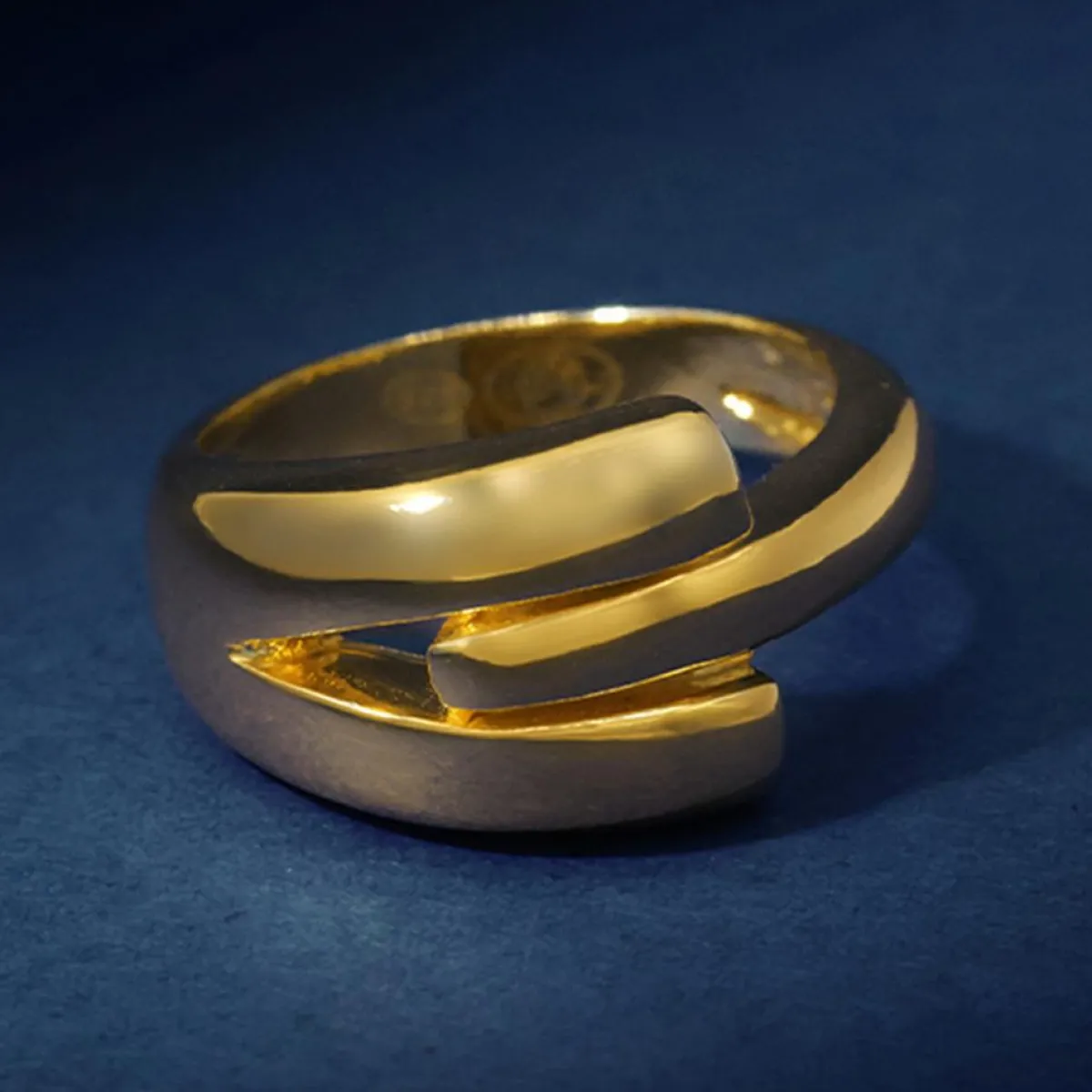 By Rafaella Bagues|Bague Dana en Argent doré