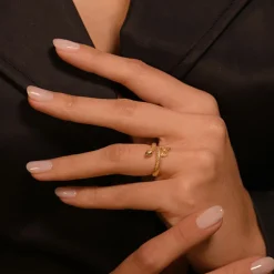 By Rafaella Bagues|Bague Eole en Argent doré