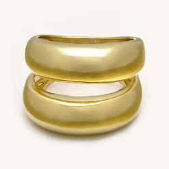 By Rafaella Bagues|Bague Felicita en Argent doré