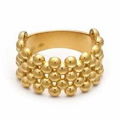 By Rafaella Bagues|Bague Giulia en Argent doré