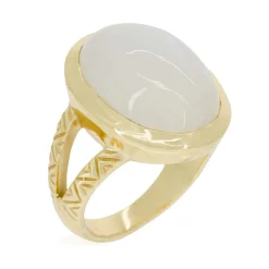 Moonstone Bagues|Bague Keira Pierre de Lune en laiton doré