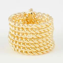 By Rafaella Bagues|Bague Misam en Argent doré