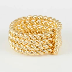 By Rafaella Bagues|Bague Mismar en Argent doré