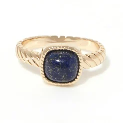 Moonstone Bagues|Bague Pamela Lapis en laiton doré