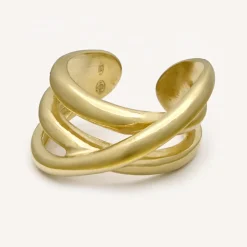 By Rafaella Bagues|Bague Sveva en Argent doré