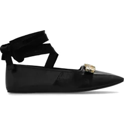 Gucci Ballerines|Ballerines en Cuir Double G noires