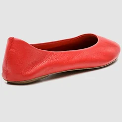 Cosmoparis Ballerines|Ballerines en Cuir Vixa corail