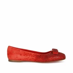 Salvatore Ferragamo Ballerines|Ballerines Salvatore rouges