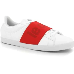 Le Coq Sportif Baskets|Baskets Agate Big Logo blanc/rouge