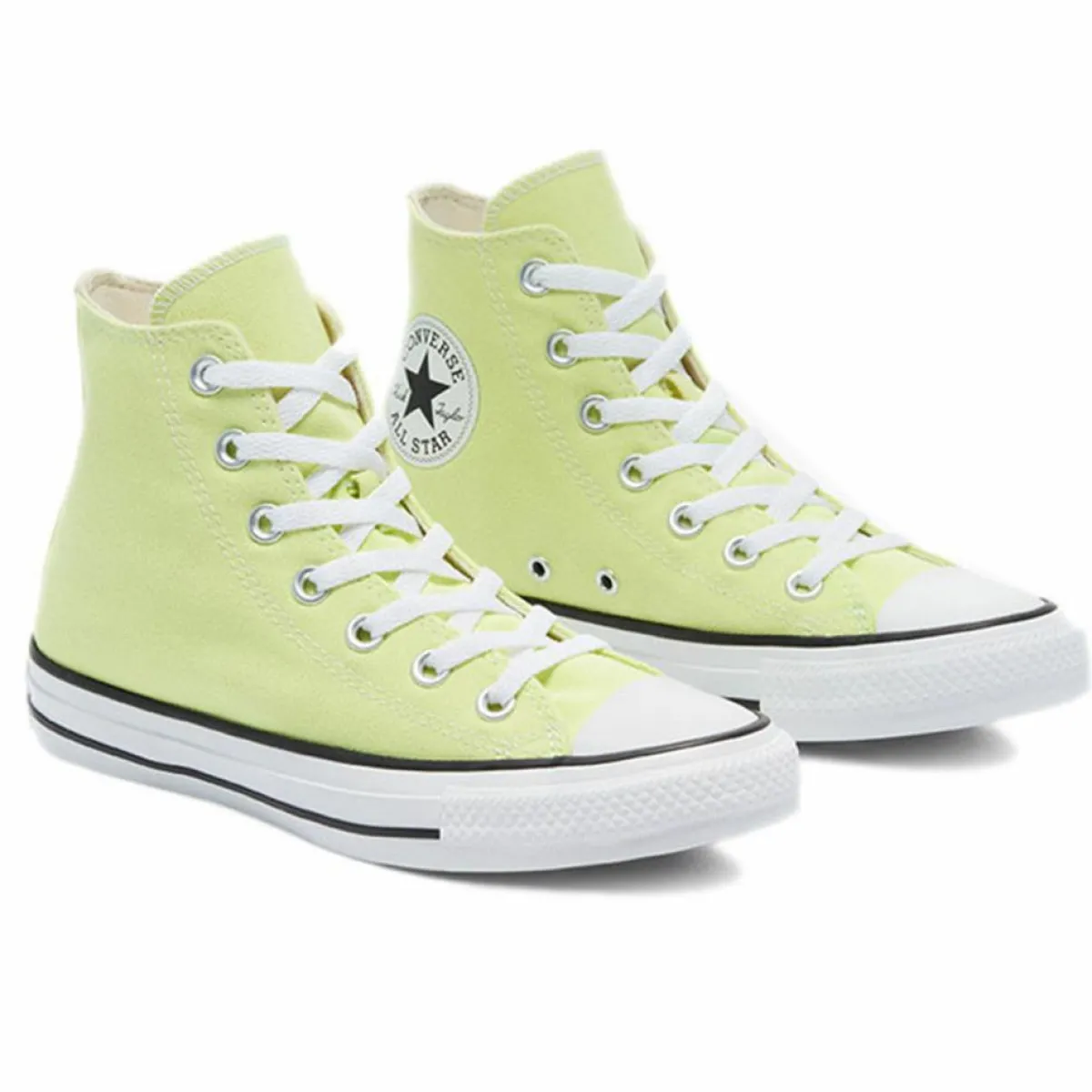 Converse Baskets|Baskets Canvas Hi vert jaune