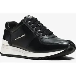 Michael Kors Chaussures Baskets|Baskets en Cuir Allie noires