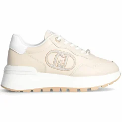 Liu-Jo Baskets|Baskets en Cuir Amazing beiges