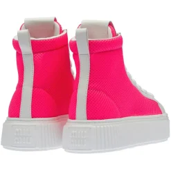 Miu miu Baskets|Baskets en Cuir B-Ball roses