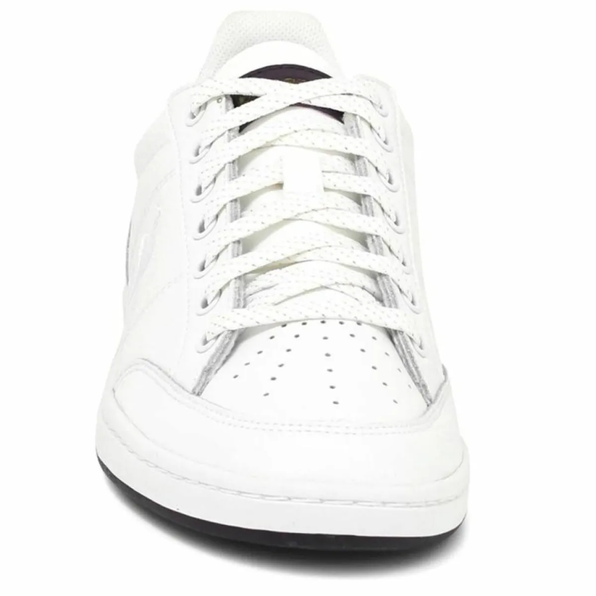 Le Coq Sportif Baskets|Baskets en Cuir Court Clay blanc/violet