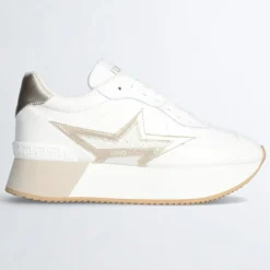 Liu-Jo Baskets|Baskets en Cuir Dreamy blanc/doré