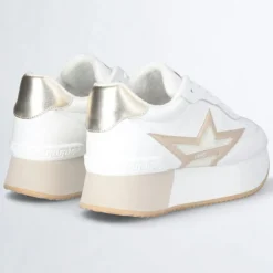 Liu-Jo Baskets|Baskets en Cuir Dreamy blanc/doré