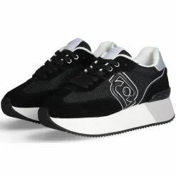 Liu-Jo Baskets|Baskets en Cuir Dreamy noir/argenté