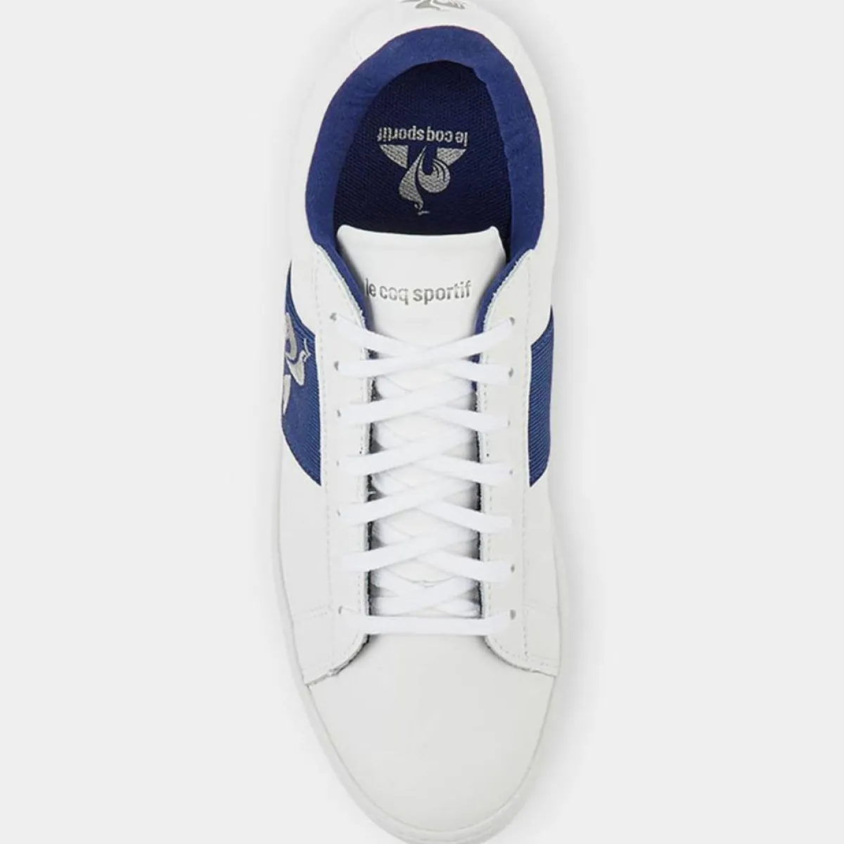 Le Coq Sportif Baskets|Baskets en Cuir Elsa blanc/bleu