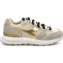 Diadora Baskets|Baskets en Cuir Kmaro 42 Metal taupe/doré
