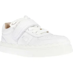 Chloé Baskets|Baskets en Cuir Lauren blanches