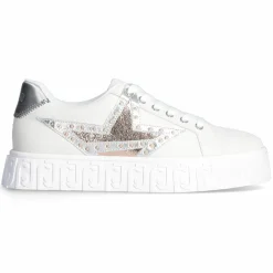 Liu-Jo Baskets|Baskets en Cuir Lovely écrues