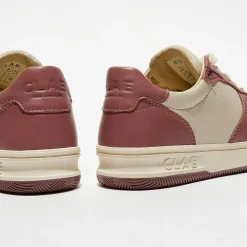 Clae Baskets|Baskets en Cuir Malone beige/rose