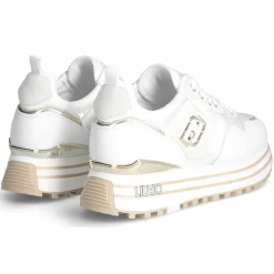 Liu-Jo Baskets|Baskets en Cuir Maxi blanches