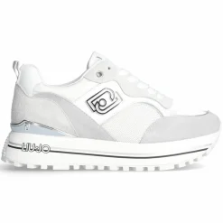 Liu-Jo Baskets|Baskets en Cuir Maxi blanches