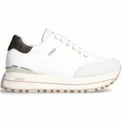 Liu-Jo Baskets|Baskets en Cuir Maxi écrues