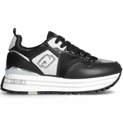 Liu-Jo Baskets|Baskets en Cuir Maxi noires