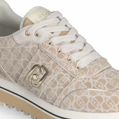 Liu-Jo Baskets|Baskets en Cuir Maxi sable