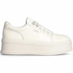 Liu-Jo Baskets|Baskets en Cuir Selma ivoire