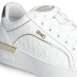 Liu-Jo Baskets|Baskets en Cuir Silvia blanches