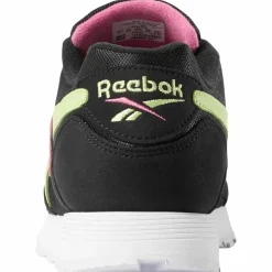 Reebok Baskets|Baskets en Velours de Cuir & Mesh Rapide noir/vert/rose