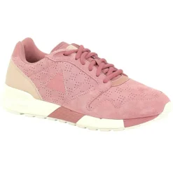 Le Coq Sportif Baskets|Baskets en Velours de Cuir Omega X W Summer Flavor roses