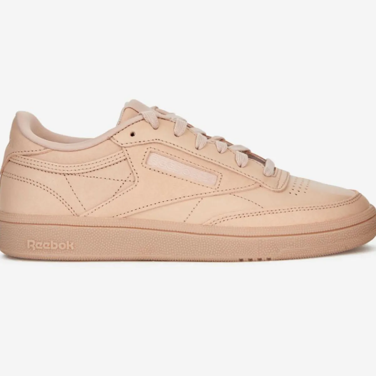 Reebok Baskets|Baskets en Velours de Cuir Club C 85 Suede J4 rose clair