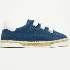 Canal Saint Martin Baskets|Baskets espadrilles en Cuir Lancry jean
