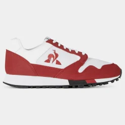Le Coq Sportif Baskets|Baskets Manta Retro rouge/blanc