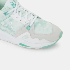 Le Coq Sportif Baskets|Baskets R1000 blanc/vert