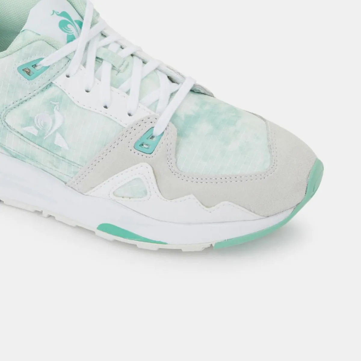 Le Coq Sportif Baskets|Baskets R1000 blanc/vert
