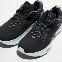 Saucony Baskets|Baskets Ride 15 Runshield noir/bleu