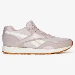 Reebok Baskets|Baskets Velours de Cuir et Mesh Rapide parme