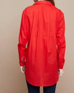 Mare di Latte Tops Et Blouses|Blouse Ariane rouge