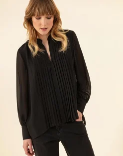 Indies Tops Et Blouses|Blouse Bobby noire
